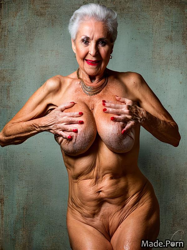 Old Women Nude - 80 Yo Spanish Grandma Has Shocking White Hair and Wet Yoga Pants